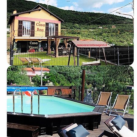 Casa Ginni Con Piscina E Giardino Caravonica Exterior foto