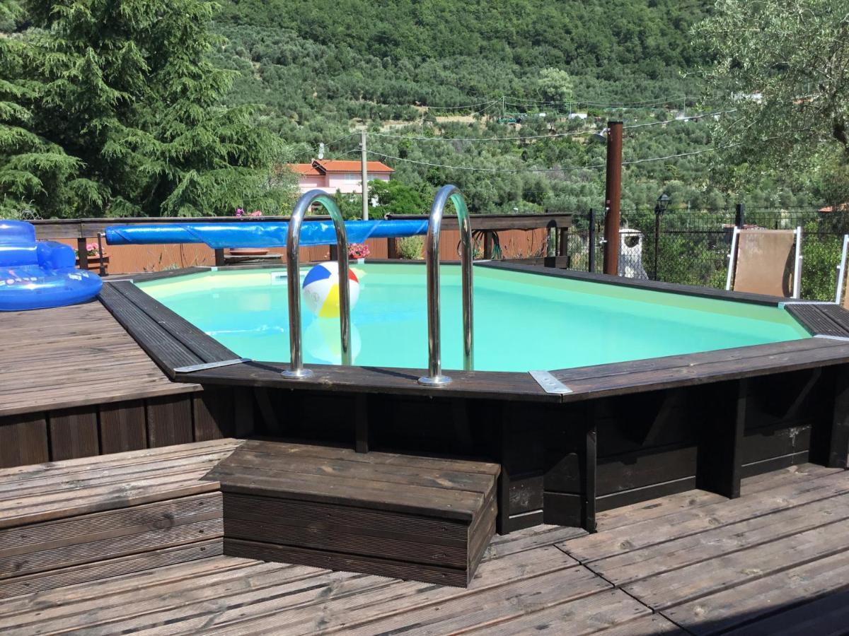 Casa Ginni Con Piscina E Giardino Caravonica Exterior foto