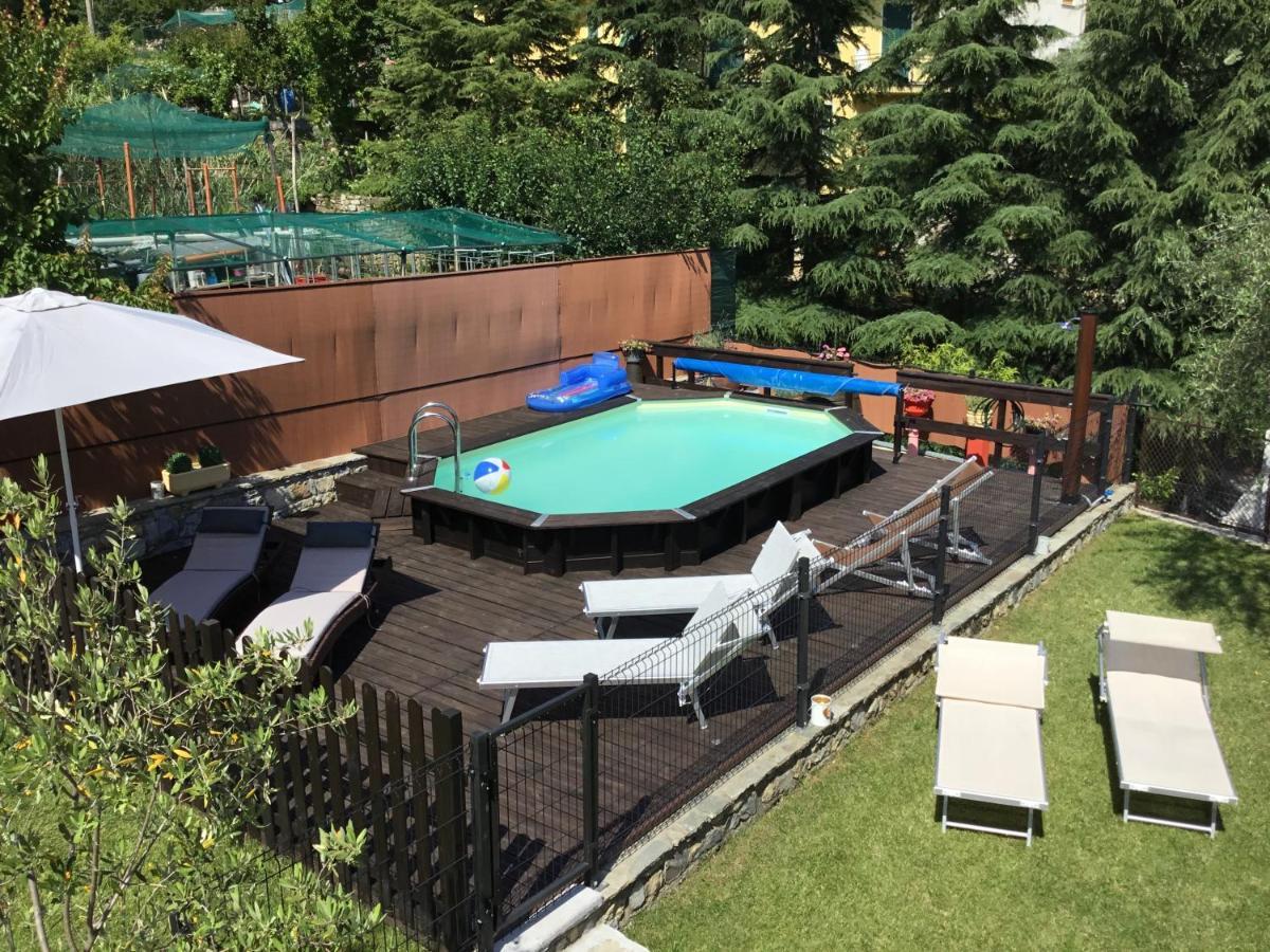 Casa Ginni Con Piscina E Giardino Caravonica Exterior foto
