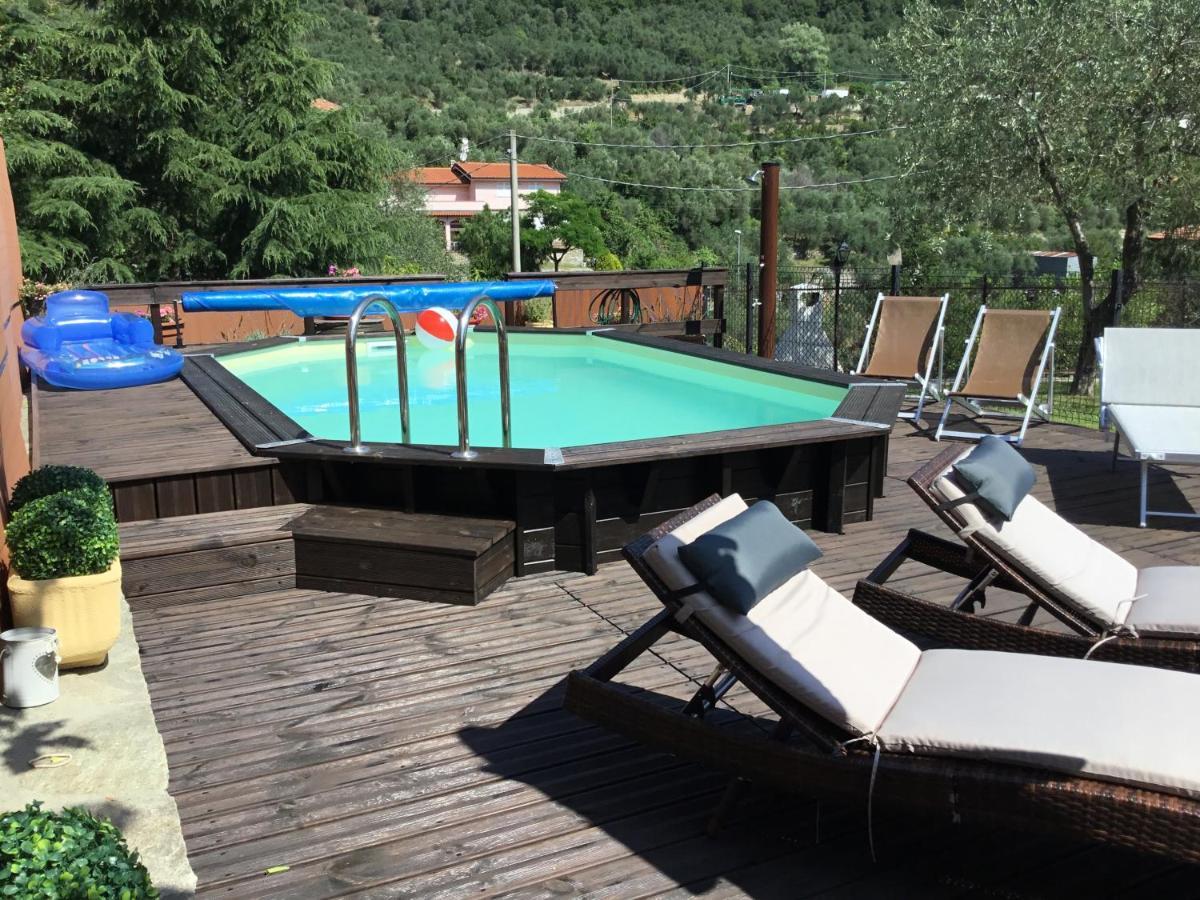 Casa Ginni Con Piscina E Giardino Caravonica Exterior foto