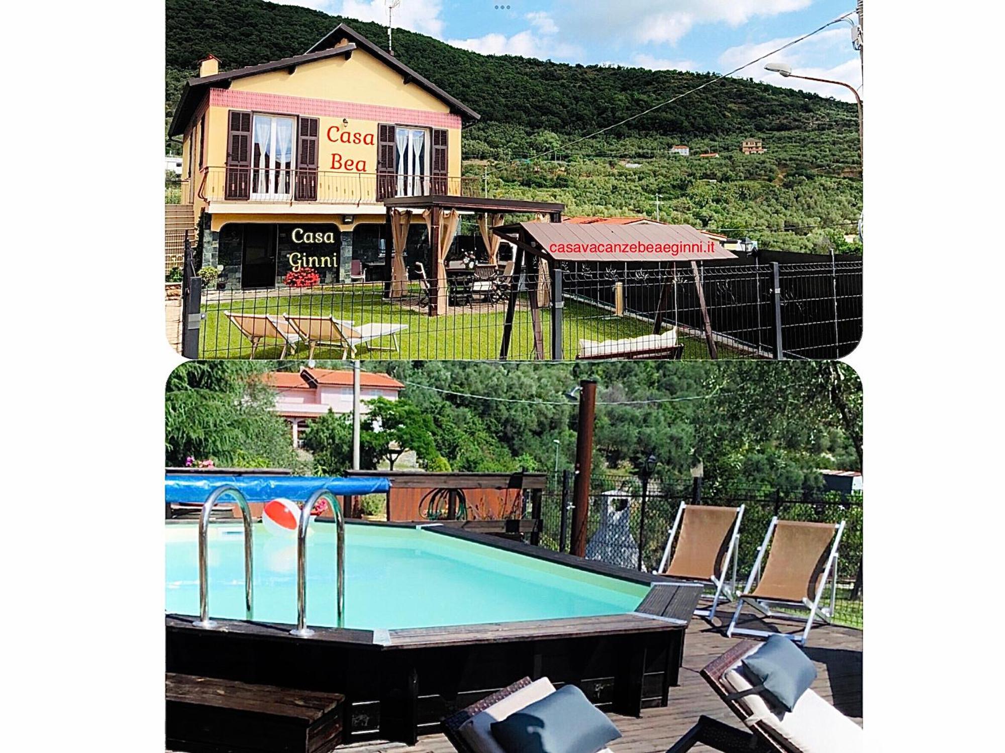 Casa Ginni Con Piscina E Giardino Caravonica Exterior foto
